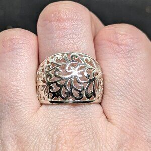 Filigree size 7 sterling ring